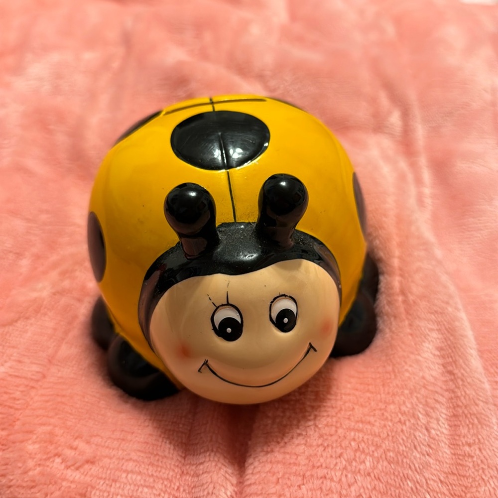Lady Bug Piggy Bank